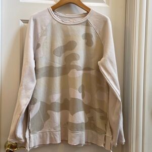 Mossimo desert camo  Distressed sweatshirt